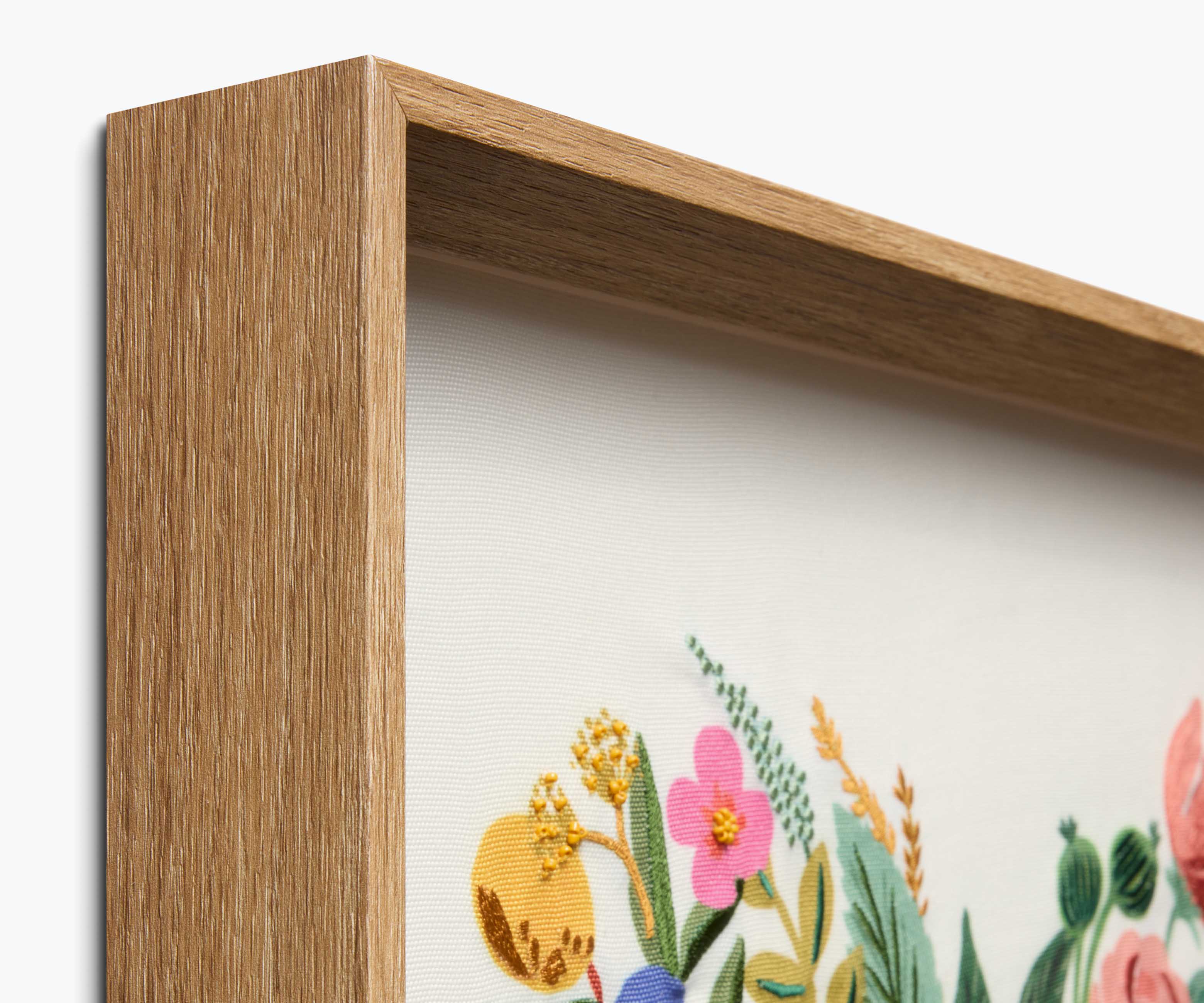 Garden Party Heart Framed Wall Art